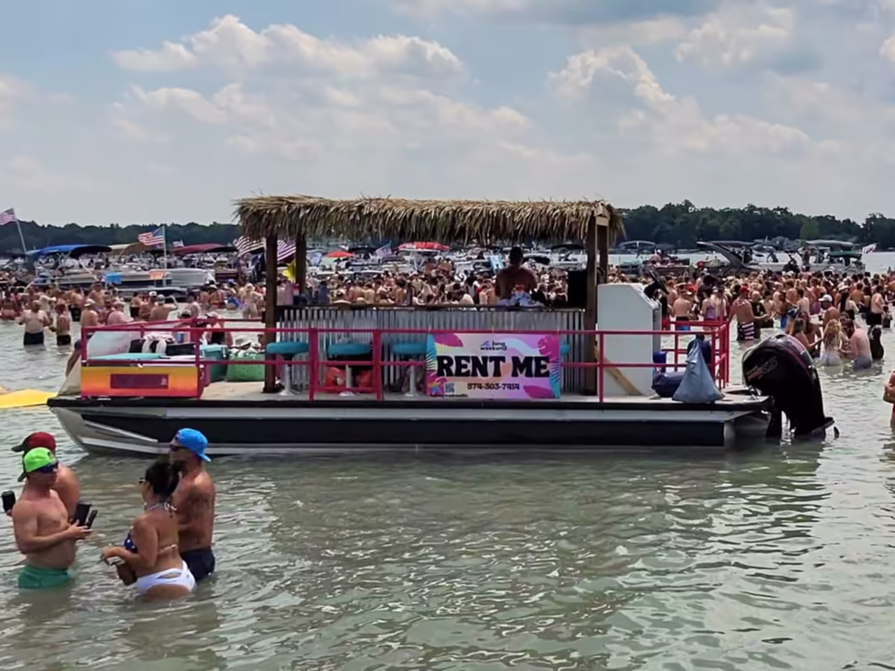 Party boat amenities and features